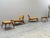 Hunting Lounge Chairs with Ottomans in Oak by Heinz Heger for PGH Annaberg Buchholz, 1960s, Set of 4 For Sale - Image 9 of 10