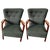 Set of Vintage Teak Nordic Armchairs For Sale