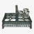 This vintage French drink caddy with handle holds 12 glasses and displays beautifully indoors or outdoors. Design features...