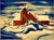 On offer is a striking, stylized 20th-century watercolor landscape by Claude Clark (1915-2001) that heavily draws...