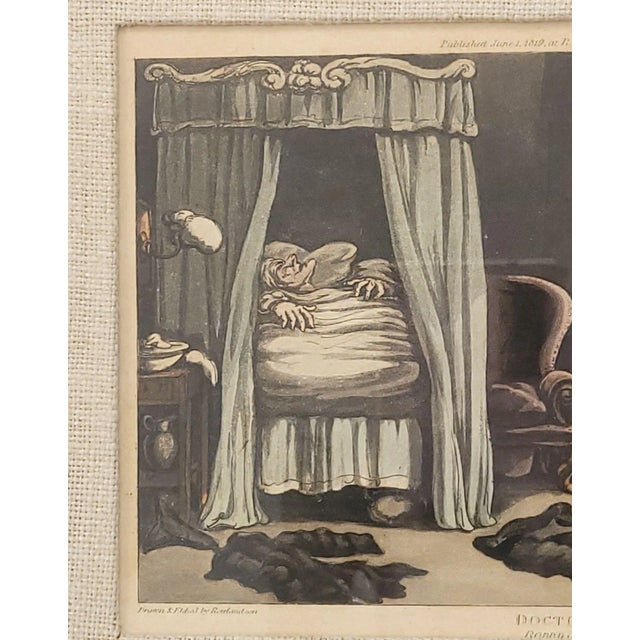 English Set of Nine Engravings of "The Tours of Doctor Syntax", England Circa 1800 For Sale - Image 3 of 12