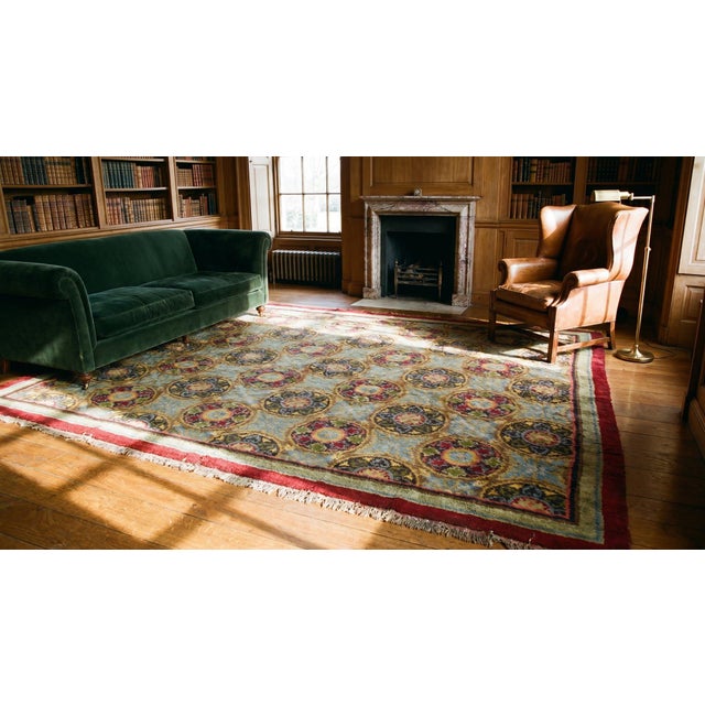Early 20th Century Spanish Savonnerie Carpet ( 11'2" x 13'8" - 340 x 417 ) For Sale - Image 9 of 9