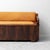 Wooden and Brown Leather Chest Bench, 1950s For Sale - Image 6 of 11