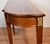 Brass 1970s Stickley English Traditional Cherry Satinwood Inlay Console Table Accent Table For Sale - Image 8 of 18