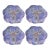 South African Handmade & Hand-Painted Ceramic Serving Plate - Set of 4 For Sale