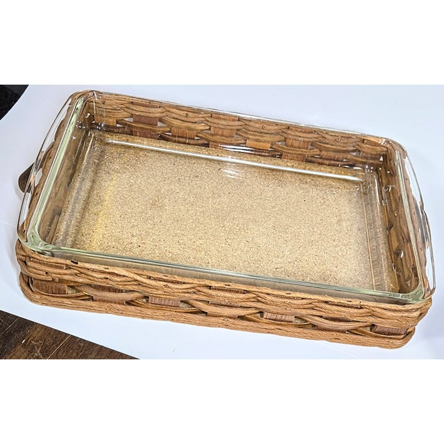 Rustic Casserole and Basket Holder For Sale - Image 4 of 12