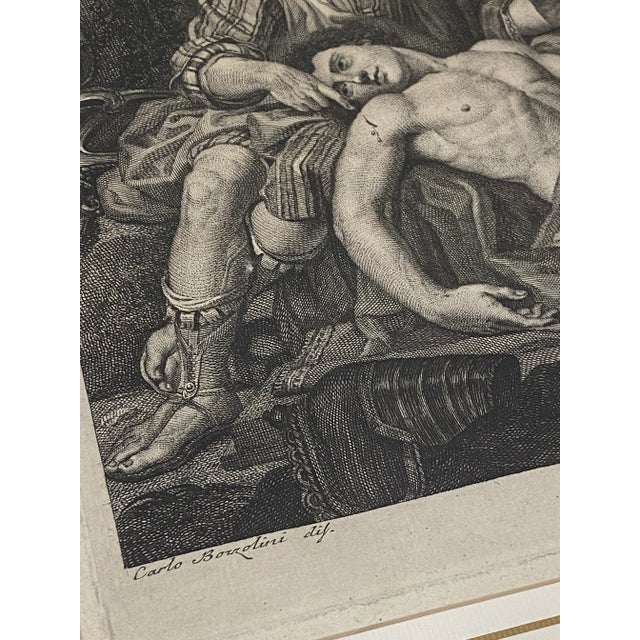 Carlo Lasinio "Ermina and the Wounded Tancredi" Original Etching C.1820 For Sale - Image 10 of 13