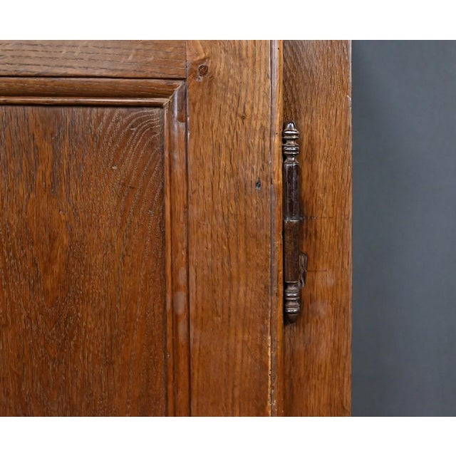 19th Century Standing Regional Cabinet in Oak For Sale - Image 9 of 18