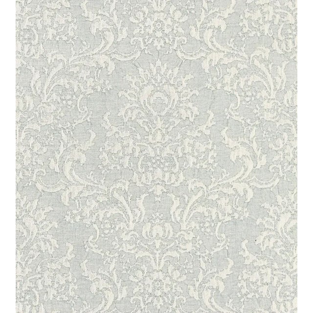 Sample - The House of Scalamandré San Luca Damask Fabric, Rain For Sale