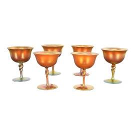 Example of Steuben Glass Wine Glasses and Goblets