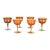 Early 20th Century Steuben Aurene Iridescent Art Glass Goblets - Set of Six For Sale