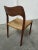 1970s Mid-Century Teak Extendabe Table and Chairs from Moller, Denmark, Set of 5 For Sale - Image 5 of 18
