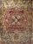 Art Nouveau 19Th Century Kerman Lavar Rug, Handwoven Medallion Floral Pattern With Silk Highlights, Gold & Red, 4’ X 6’ For Sale - Image 3 of 8