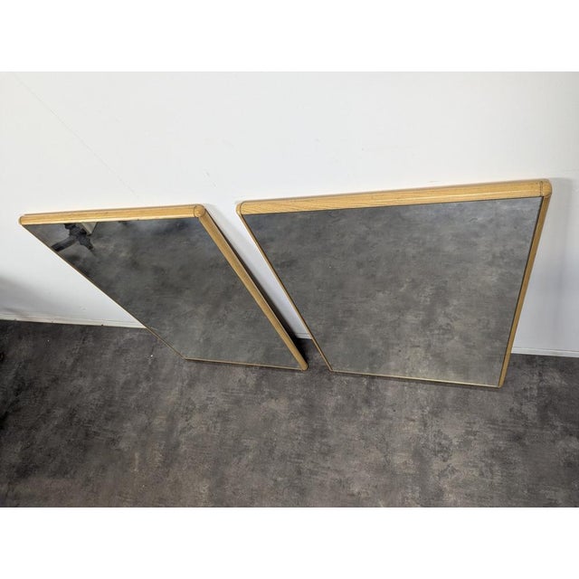 Italian Wood Frame Mirrors, Set of 2 For Sale - Image 5 of 7