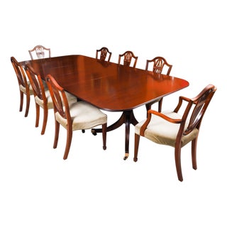 Vintage 20th Century Dining Table and Chairs from William Tillman, 1980s For Sale