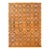 Modern Kilim Geometric Gold Orange Flat Weave by Rug & Kilim For Sale