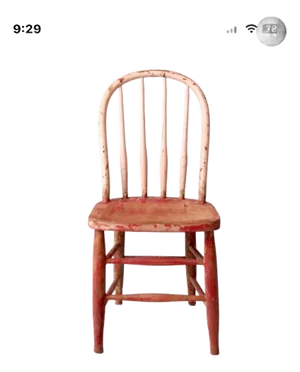 Early 20th Century Antique Bow Back Chair