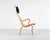 Eva armchair, designed by bruno mathsson for karl mathsson. Bent beechwood frame, seat and backrest in woven hemp webbing....
