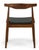 Early 21st Century 12 Walnut and Leather Dining Chair's in the Style of Hans Wegner For Sale - Image 5 of 11