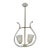 1940s Amazing 2 Light Clear Rostrato Murano Glass Chandelier by Barovier & Toso For Sale