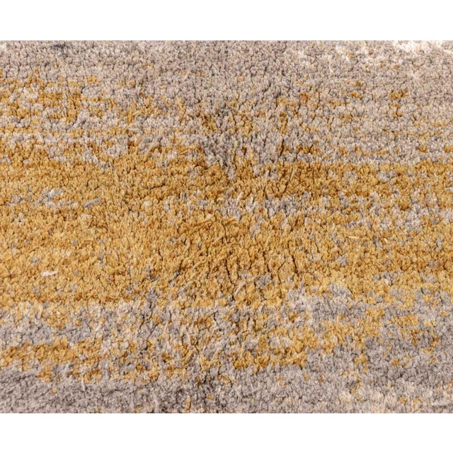 Contemporary Karastand "Enigma" Beige Runner, 7' 9" X 2' 3" For Sale - Image 3 of 8