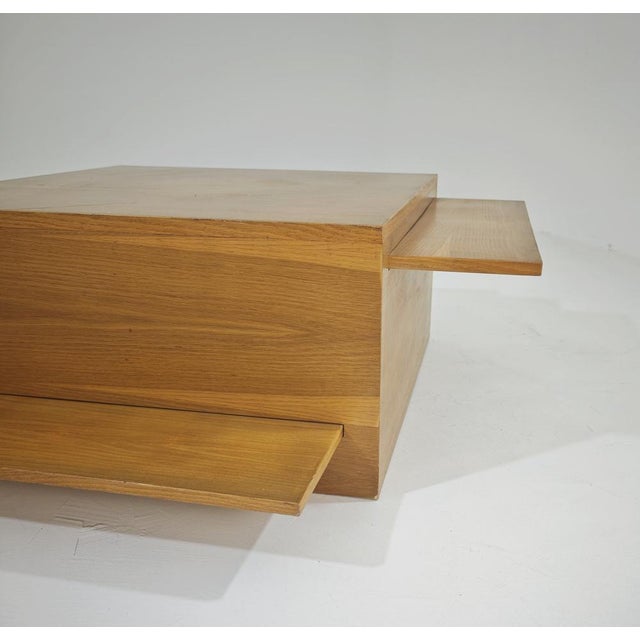 Mid-Century Modern Extendable Wooden Coffee Table, Italy, 1970s For Sale - Image 9 of 16