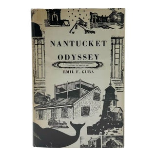 Signed Nantucket Odyssey by Emil F. Guba – 1965 Hardcover Nantucket History For Sale