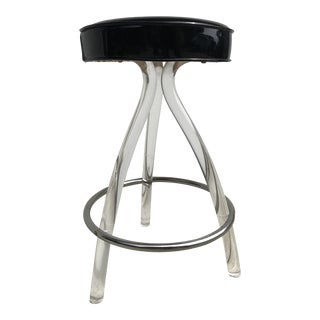 Hill Manufacturing Co. Lucite Barstool For Sale