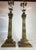 This pair of stylish Solid Brass lamps and are in beautiful condition. They feature 4-sided fluted columns with...
