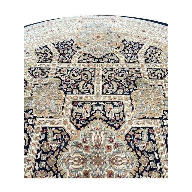 10' Round Persian Design Area Rug - 502630 For Sale - Image 11 of 12