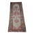 Antique Persian Malayer Rug, Handwoven Geometric Pattern, Camelhair & Burgundy, 3’ X 7’ For Sale