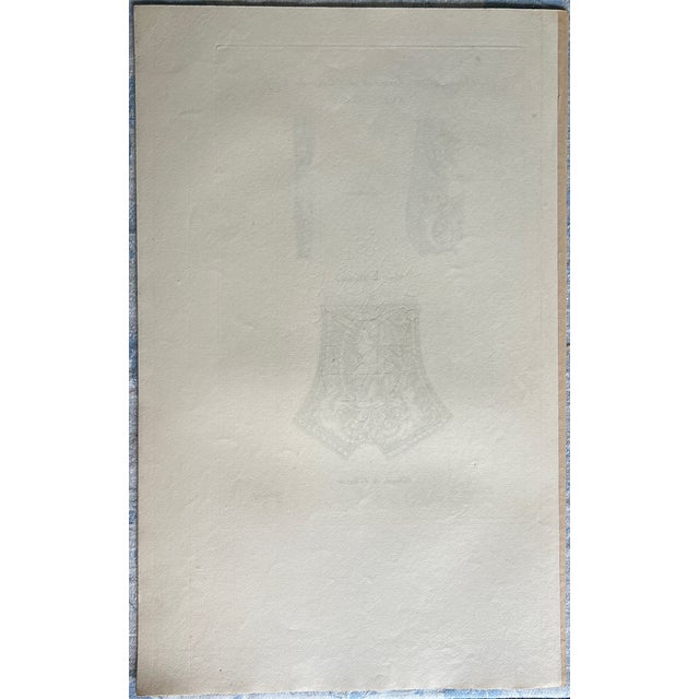 Paper Mid 19th Century Etching Reproduction of Small Objects by French Artist Nicolas Xavier Willemin For Sale - Image 7 of 7