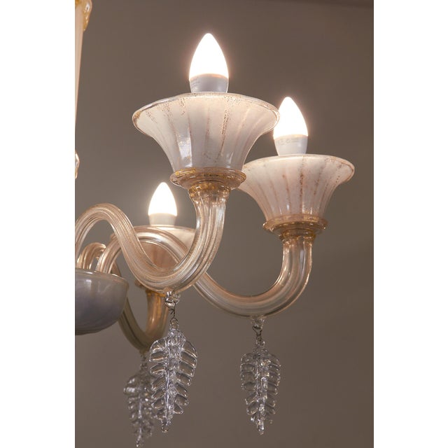 Murano Glass Chandelier from Seguso, 1950s For Sale - Image 17 of 18