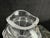 Late 20th Century Crystal Vase, Ruffled Rim With Spiral Swirl Cut Pattern For Sale - Image 4 of 11