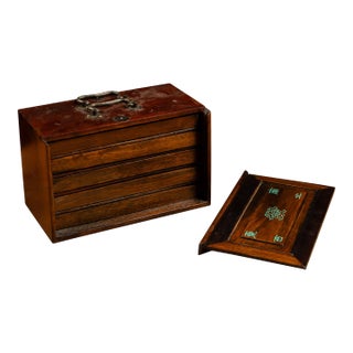 Antique Chinese Mahjong Boxed Set For Sale