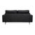 Vida 2-Seater Sofa in Black Leather from Rolf Benz For Sale - Image 10 of 12