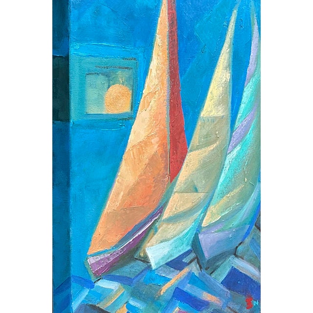 “Window of Opportunity” Abstract Oil Painting For Sale - Image 4 of 11