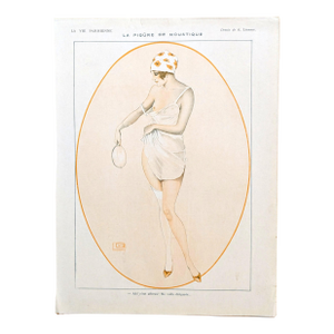 La Vie Parisienne 1916 Georges Léonnec "La Piqûre De Moustique" Print