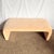 Post Modern Peach Velvet Fabric Waterfall Bench For Sale - Image 9 of 12