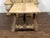 Cream Italian 19th Century Bleached Oak Farm Table with Baroque Style Carved Base For Sale - Image 8 of 12