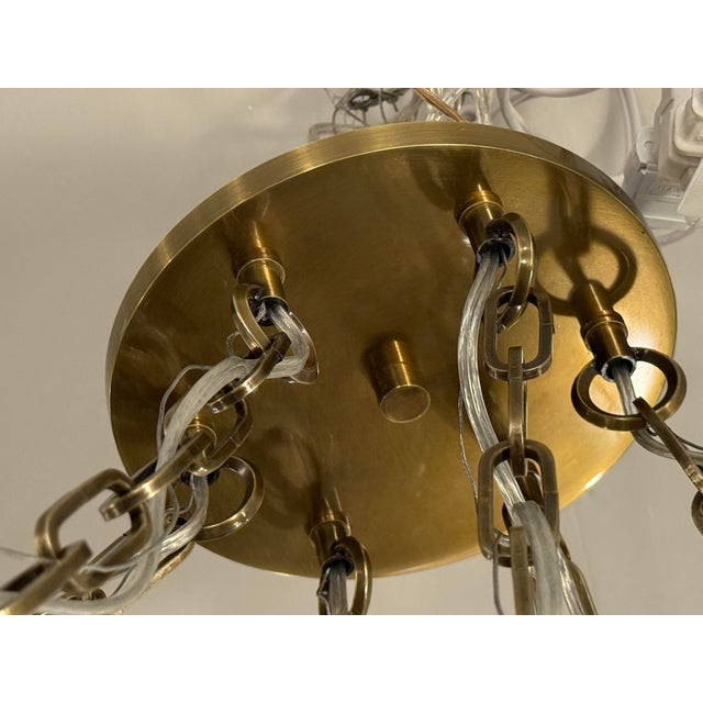 Noz Nozawa for Corbett Lighting Six Light Daith Chandelier For Sale In San Francisco - Image 6 of 13