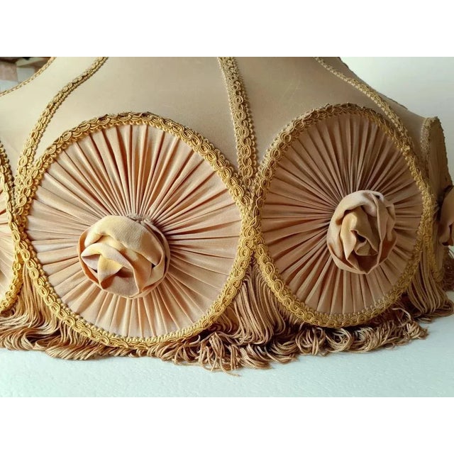 Handcrafted Pendant Lamp with Fringes on the Bottom, 1960s For Sale - Image 5 of 12