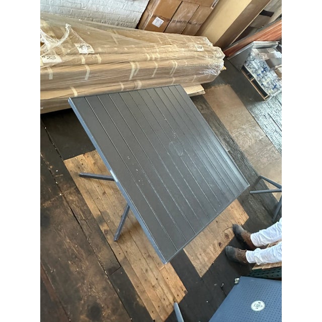 Crate & Barrel Crate & Barrel Lanai 35" Square Fliptop Outdoor Dining Table For Sale - Image 4 of 6