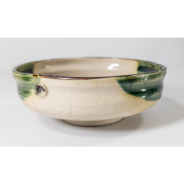1980s Late 20th Century Japanese Art Pottery Chawan Tea Bowl, Signed For Sale - Image 5 of 10