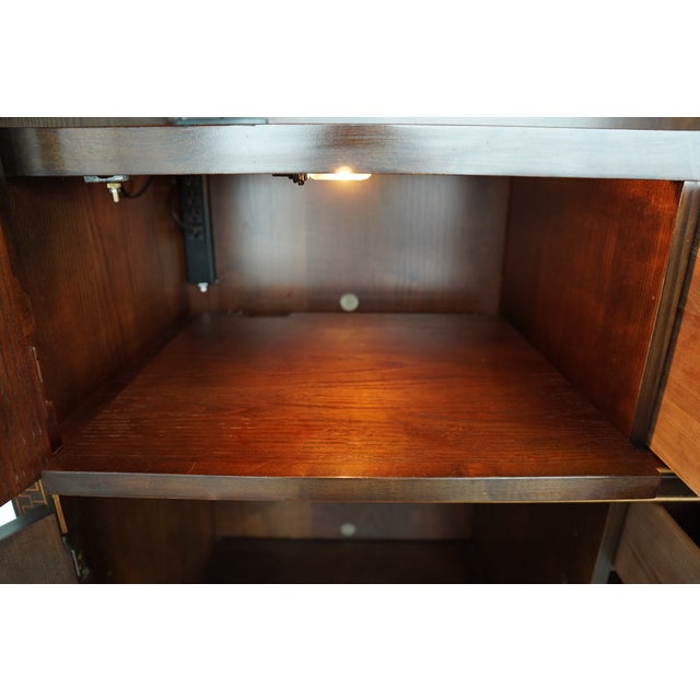 Vintage Henredon Folio 10 Chinoisere Armoire For Sale - Image 14 of 18