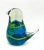 Vintage Mdina From Malta Hand Blown Glass Bird Paperweight Figurine For Sale - Image 12 of 12