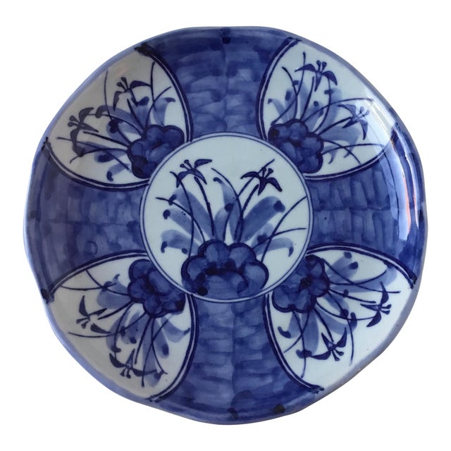 Blue White Chinoiserie Decorative Plate Chairish