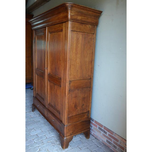 Antique Louis Philippe Oak Cabinet For Sale - Image 8 of 11