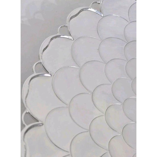 Metal Mid-Century Vintage Sterling Silver Cake Stand from Mappin & Webb, 1962 For Sale - Image 7 of 18