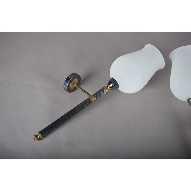 1970s 1970s Wall Lights, Style of Maison Jansen, Neoclassical French Design - a Pair For Sale - Image 5 of 12